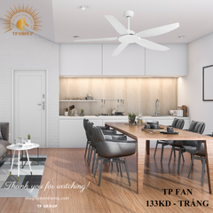 QUẠT TRẦN TP FAN 133KD (LẮP ĐẶT MIỄN PHÍ)