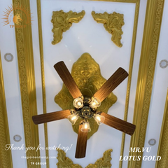 QUẠT TRẦN LOTUS GOLD