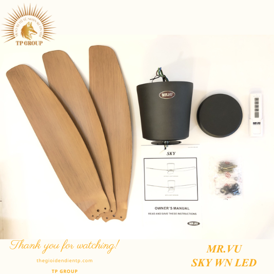 QUẠT TRẦN SKY WN LED