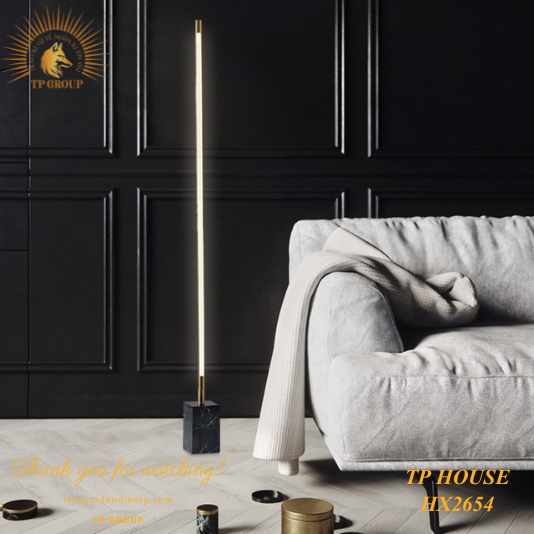 ĐÈN SÀN ĐỨNG DECOR ĐẾ ĐÁ CẨM THẠCH HX2654