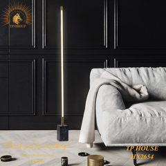 ĐÈN SÀN ĐỨNG DECOR ĐẾ ĐÁ CẨM THẠCH HX2654