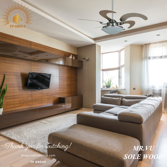 QUẠT TRẦN SOLE WOOD (MIỄN PHÍ LẮP ĐẶT)