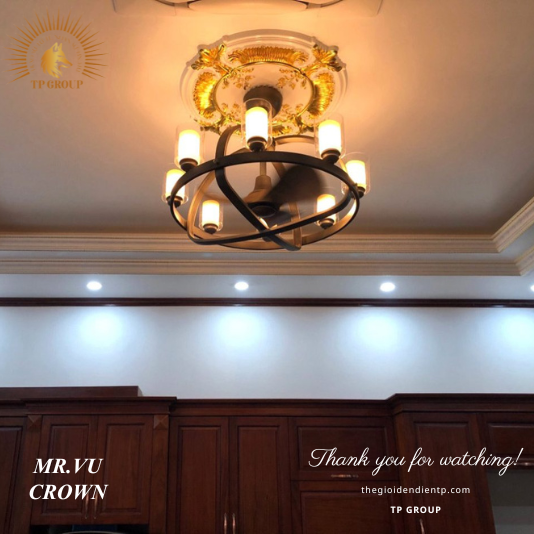 QUẠT TRẦN CROWN (MIỄN PHÍ LẮP ĐẶT)