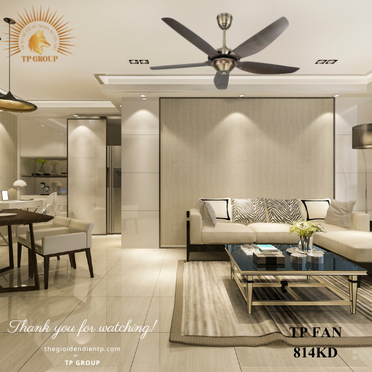 QUẠT TRẦN TP FAN 814KD (LẮP ĐẶT MIỄN PHÍ)