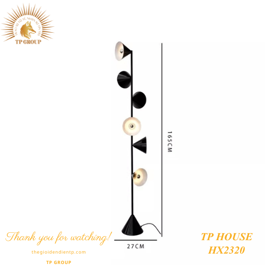 ĐÈN SÀN CHIẾU SÁNG 6 ĐẦU BÓNG HX2320