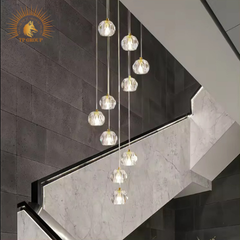 ĐÈN THẢ TRANG TRÍ PHA LÊ CAO CẤP P6412