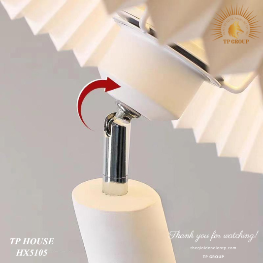 ĐÈN SÀN TRANG TRÍ THÂN LƯỢN SÓNG ĐỘC ĐÁO HX5105