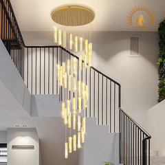 ĐÈN THẢ TRANG TRÍ PHA LÊ THÔNG TẦNG CAO CẤP VIRGO L431