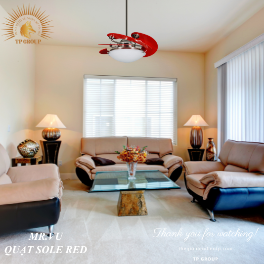 QUẠT SOLE RED (MIỄN PHÍ LẮP ĐẶT)