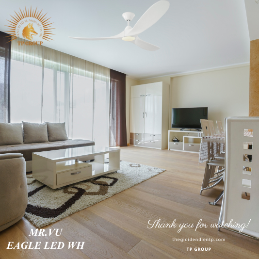 QUẠT EAGLE LED WH