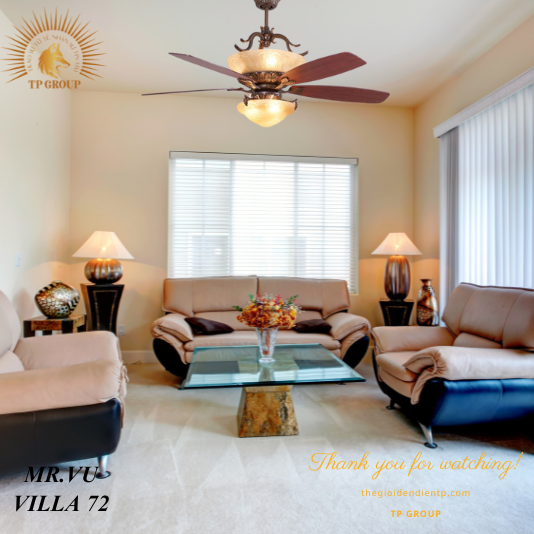 QUẠT TRẦN VILLA 72 (MIỄN PHÍ LẮP ĐẶT)