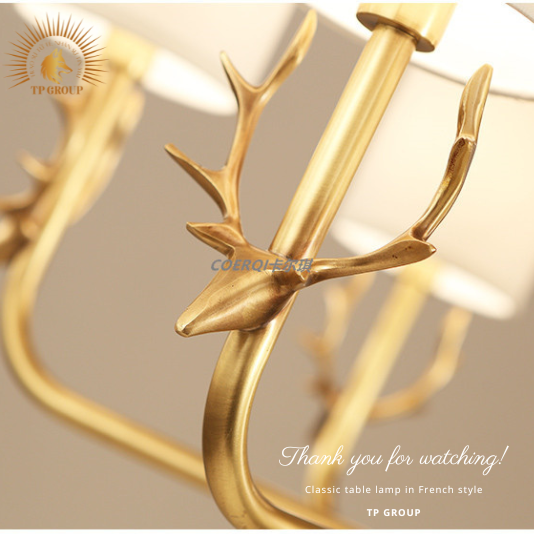 ĐÈN CHÙM ĐỒNG D7303-8