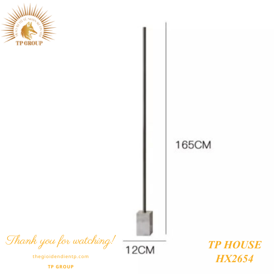 ĐÈN SÀN ĐỨNG DECOR ĐẾ ĐÁ CẨM THẠCH HX2654