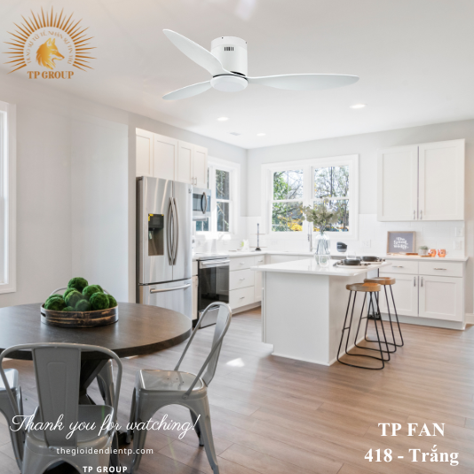 QUẠT TRẦN TP FAN 418 (LẮP ĐẶT MIỄN PHÍ)