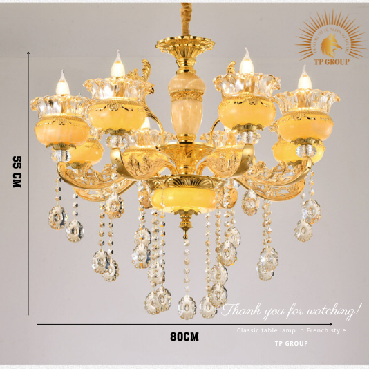 ĐÈN CHÙM BÁT ĐÁ TỰ NHIÊN CCP-6202-8