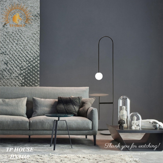 ĐÈN SÀN TRANG TRÍ HIỆN ĐẠI CÓ MẶT BÀN TIỆN ÍCH HX9460