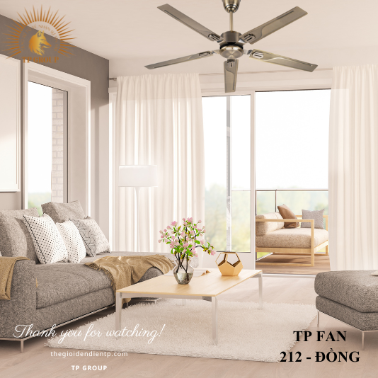 QUẠT TRẦN TP FAN 212 (LẮP ĐẶT MIỄN PHÍ)