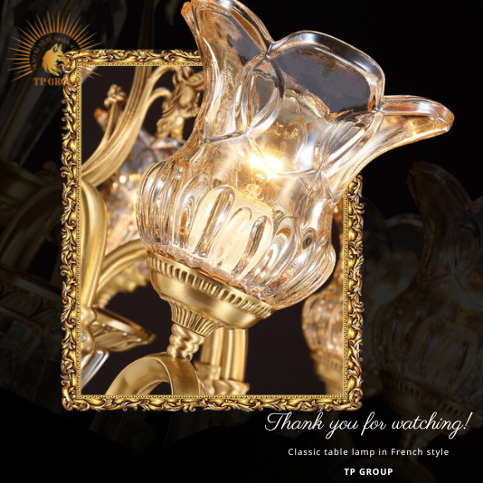 ĐÈN CHÙM ĐỒNG CCD7037-8 Tay