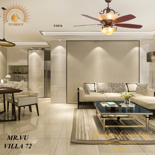 QUẠT TRẦN VILLA 72 (MIỄN PHÍ LẮP ĐẶT)