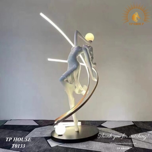 ĐÈN SÀN NGHỆ THUẬT NỮ THẦN NHẢY MÚA T0133