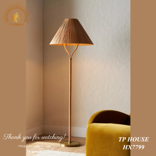 ĐÈN SÀN TRANG TRÍ RUSTIC MỘC MẠC HX7799