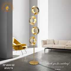 ĐÈN SÀN TRANG TRÍ HIỆN ĐẠI SANG TRỌNG 4 ĐẦU ĐÈN HX9270