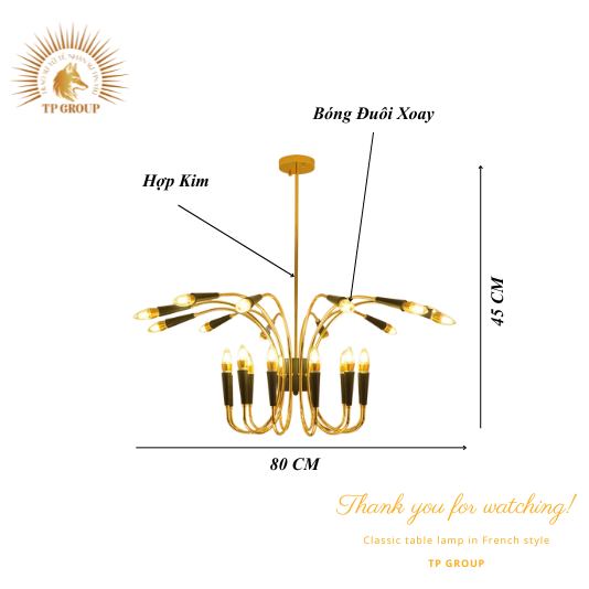 ĐÈN CHÙM HIỆN ĐẠI CCH-5032