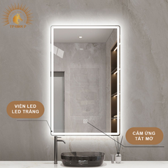 Gương LED cảm ứng.Gương nhà tắm,trang trí cửa hàng, gương led chữ nhật đứng - ngang TP-GL005