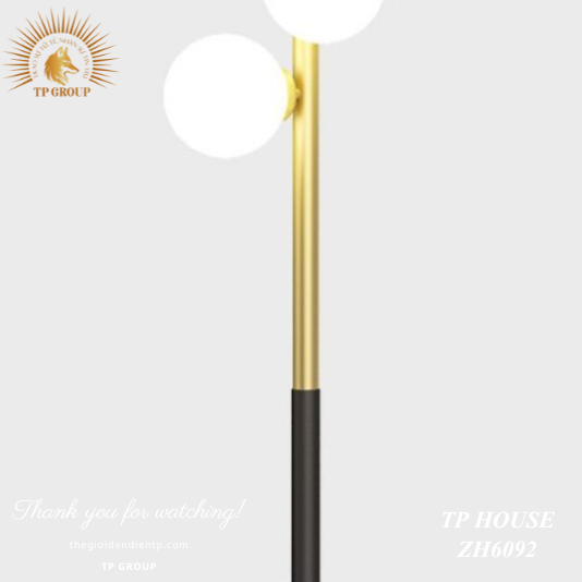 ĐÈN CÂY 6 BÓNG THUỶ TINH HIỆN ĐẠI ZH6092