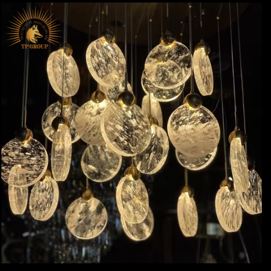 ĐÈN THẢ PHA LÊ TRANG TRÍ CAO CẤP P9334