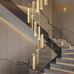 ĐÈN THẢ TRANG TRÍ PHA LÊ THÔNG TẦNG CAO CẤP VIRGO L431