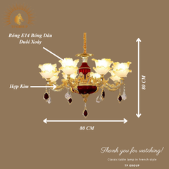 ĐÈN CHÙM PHA LÊ CCP-5087-8-R