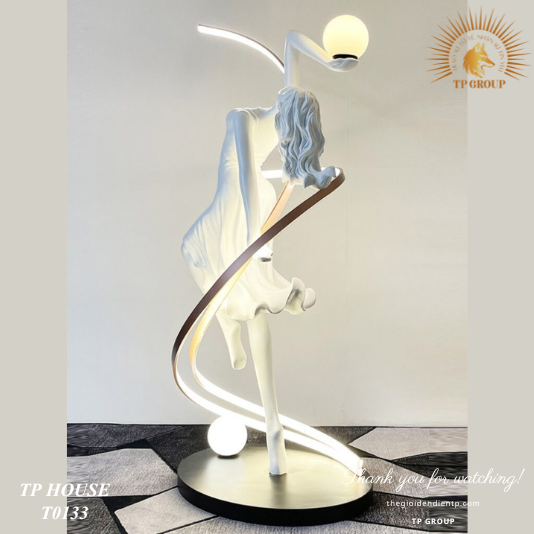 ĐÈN SÀN NGHỆ THUẬT NỮ THẦN NHẢY MÚA T0133