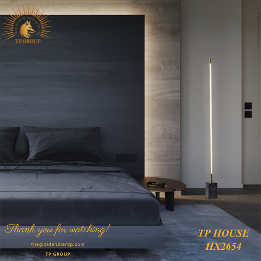 ĐÈN SÀN ĐỨNG DECOR ĐẾ ĐÁ CẨM THẠCH HX2654