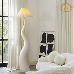 ĐÈN SÀN TRANG TRÍ THÂN LƯỢN SÓNG ĐỘC ĐÁO HX5105