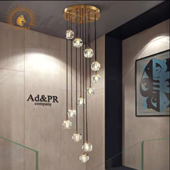 ĐÈN THẢ TRANG TRÍ PHA LÊ CAO CẤP P6412