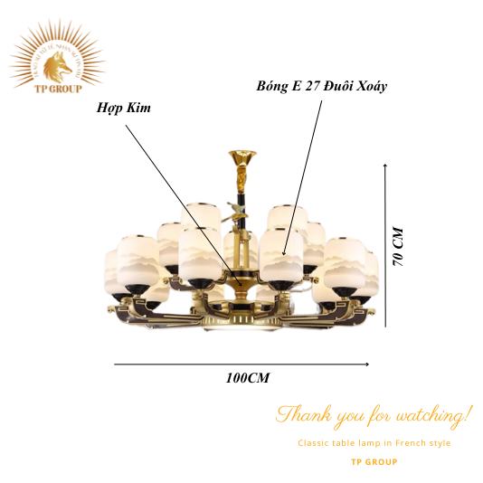 ĐÈN CHÙM CCP-2956-12