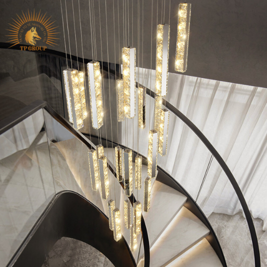 ĐÈN THẢ TRANG TRÍ PHA LÊ THÔNG TẦNG CAO CẤP VIRGO L431