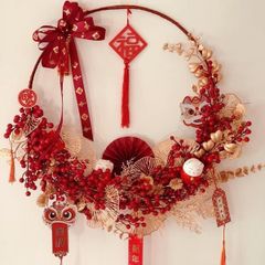 VÒNG HOA TRANG TRÍ TẾT