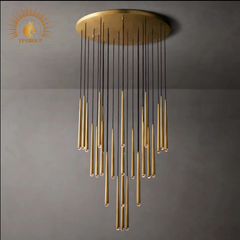 ĐÈN THẢ TRANG TRÍ ỐNG KIM LOẠI THÔNG TẦNG VIRGO L088