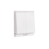 Panasonic Moderva - Bộ 2 Công Tắc B, 1 Chiều, Có Chỉ Báo Dạ Quang Bắt Vít Màu Trắng