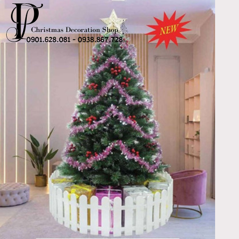 CÂY THÔNG CƯỚC LĂN SƠN GẮN TRÁI ĐỎ