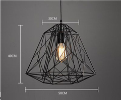 Đèn Thả Khung Sắt Retro