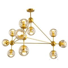 Đèn chùm phân tử hợp kim xi vàng