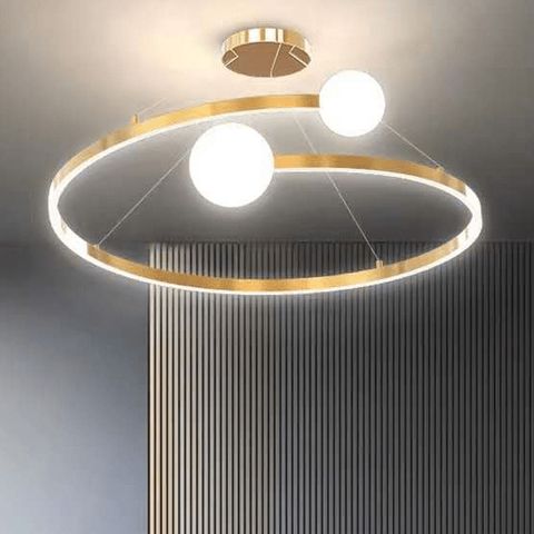 Đèn chùm vòng hợp kim xi vàng THCN 35/21