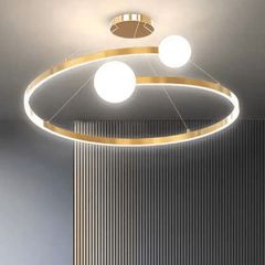 Đèn chùm vòng hợp kim xi vàng THCN 35/21