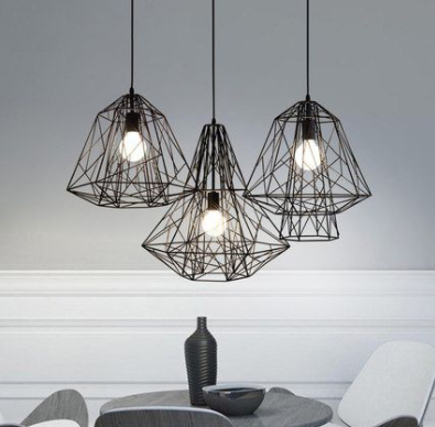 Đèn Thả Khung Sắt Retro