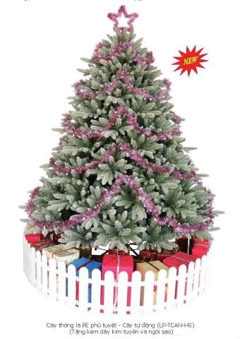 CÂY THÔNG LÁ PE PHỦ TUYẾT - CÂY TỰ ĐỘNG