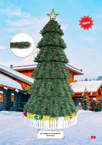 CÂY THÔNG IVY CÓ TRANG TRÍ