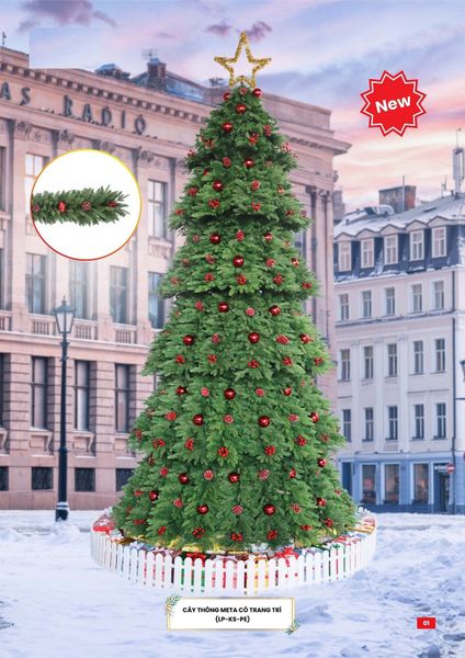 CÂY THÔNG META CÓ TRANG TRÍ